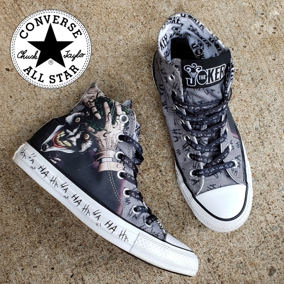 Converse Shoes - Batman's The Joker HA HA Converse Sneakers